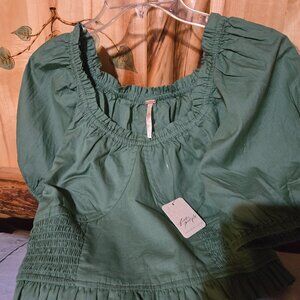 Free People Reaching For The Sun Crop Top NWT